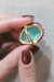 Anel Cabochão Turquesa com Rubilita - Camila Hermeto