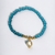 Pulseira Turquesa com Pérola