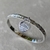 Bracelete Baguete com Coração Pendurado Prata