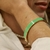 Bracelete Verde Esmaltado
