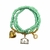 Pulseira Verde Água Pérola - comprar online