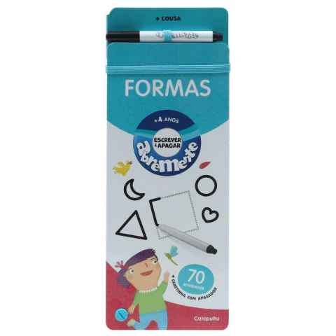 Abremente escrever e apagar: Formas