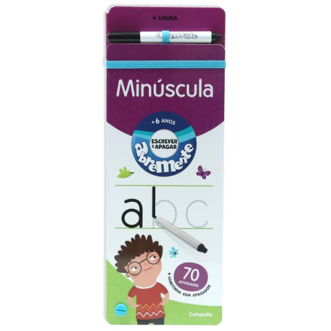 Abremente escrever e apagar: Minúscula