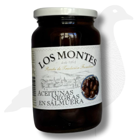 Aceitunas negras x 360 gr Los Montes