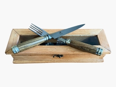 Set cuchillo y tenedor asado