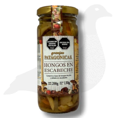Escabeche de hongos x 220 gr Granjas Patagonicas - comprar online