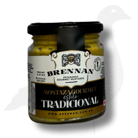Mostaza gourmet estilo tradicional x 200 gr Brennan - comprar online
