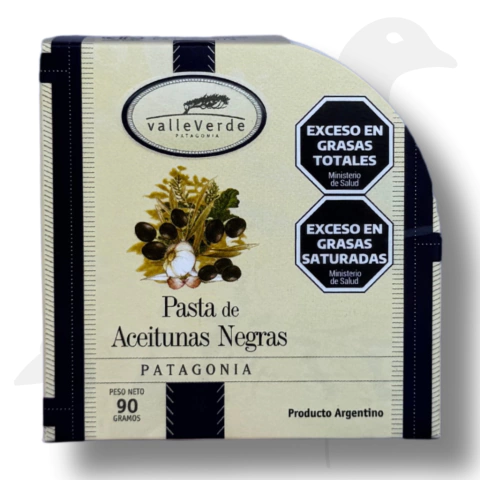 Pasta de aceitunas negras x 90 gr Valle Verde - comprar online