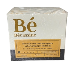 Te verde con rosa moqueta sabor naranjas tostadas Becassine
