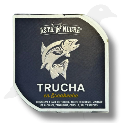 Trucha en escabeche lata grande Asta Negra - comprar online