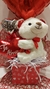 Imagen de Combo Tadeo Blanco - Caja 16x16 con Oso + Globo con Helio