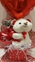 Combo Tadeo Blanco - Caja 16x16 con Oso + Globo con Helio - Concepto Guada