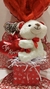 Combo Tadeo Blanco - Caja 16x16 con Oso + Globo con Helio