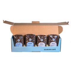 CAJA MÚLTIPLE - Cuatro bolsas de 250 g - Fuego - Tostadores de Cafe