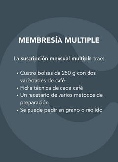 SUSCRIPCIÓN MÚLTIPLE MENSUAL - 1 kg en internet