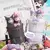 Botella doble pico Kuromi and My Melody negro - tienda online