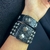 brazalete de tachas x4 ileras - comprar online