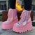 botas rosas estrictor