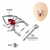 piercing araña - comprar online