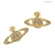 aros oro vivienne - tienda online