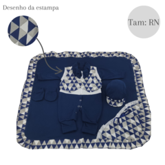 SAÍDA MATERNIDADE FOFO MARINHO MENINO - comprar online