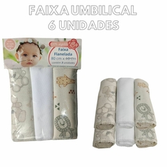 Imagem do FAIXA UMBILICAL FLANELADA MENINA