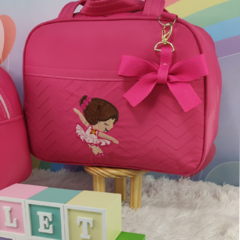 KIT BOLSA MATERNIDADE 3 PEÇAS BAILARINA PINK - comprar online