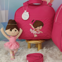 KIT BOLSA MATERNIDADE 3 PEÇAS BAILARINA PINK na internet