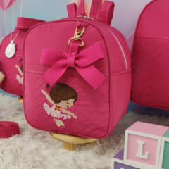 KIT BOLSA MATERNIDADE 3 PEÇAS BAILARINA PINK - Let Baby Bolsas De Maternidade