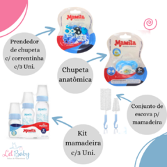 KIT CESTO MULTIUSO COM ENXOVAL MENINO - Let Baby Bolsas De Maternidade