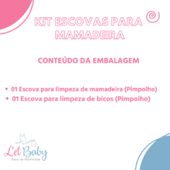 CONJUNTO DE ESCOVAS PARA MAMADEIRA PIMPOLHO - MENINA - comprar online