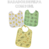 KIT BABADOR FELPUDO IMPERMEAVEL - 3 UNIDADES