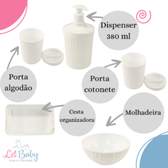 KIT HIGIENE TRAMA VÁRIAS CORES na internet