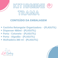 KIT HIGIENE TRAMA VÁRIAS CORES - loja online