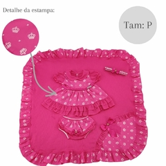 SAIDA MATERNIDADE VESTIDO PINK MENINA - comprar online