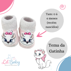 MEIA 3D BEBÊ PANTUFA PERSONAGENS MENINA - comprar online