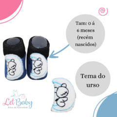MEIA 3D BEBÊ PANTUFA PERSONAGENS MENINO - Let Baby Bolsas De Maternidade