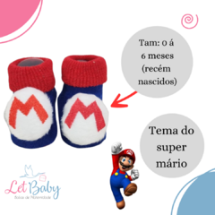 MEIA 3D BEBÊ PANTUFA PERSONAGENS MENINO - comprar online