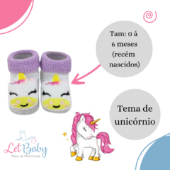 MEIA 3D BEBÊ PANTUFA PERSONAGENS MENINA na internet