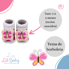 MEIA 3D BEBÊ PANTUFA PERSONAGENS MENINA na internet