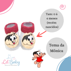 Imagem do MEIA 3D BEBÊ PANTUFA PERSONAGENS MENINA