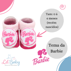 MEIA 3D BEBÊ PANTUFA PERSONAGENS MENINA - Let Baby Bolsas De Maternidade