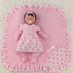 SAIDA MATERNIDADE MACACÃO ROSA MENINA