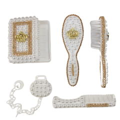 KIT BANHO PEROLADO MENINA - Let Baby Bolsas De Maternidade