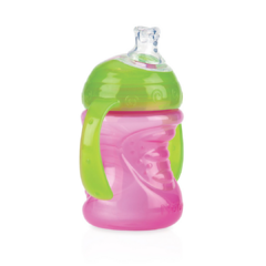 COPO DE TREINAMENTO COM ALÇA E SUPER BICO DE SILICONE 240ML - Let Baby Bolsas De Maternidade