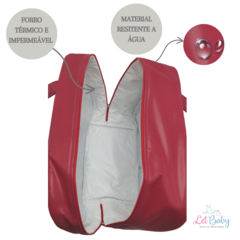 KIT BOLSA MATERNIDADE 3P BORBOLETA VERMELHA na internet