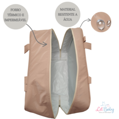 KIT BOLSA MATERNIDADE 3 PEÇAS RAPOSA NUDE na internet