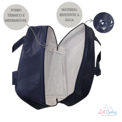 Imagem do KIT BOLSA MATERNIDADE 5 P NUVEM MARINHO + SAIDA MATERNIDADE MENINO