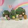 KIT BOLSA MATERNIDADE 3 PEÇAS SAFARI VERDE MILITAR
