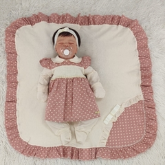 SAIDA MATERNIDADE MACACÃO PÉROLA MENINA - comprar online